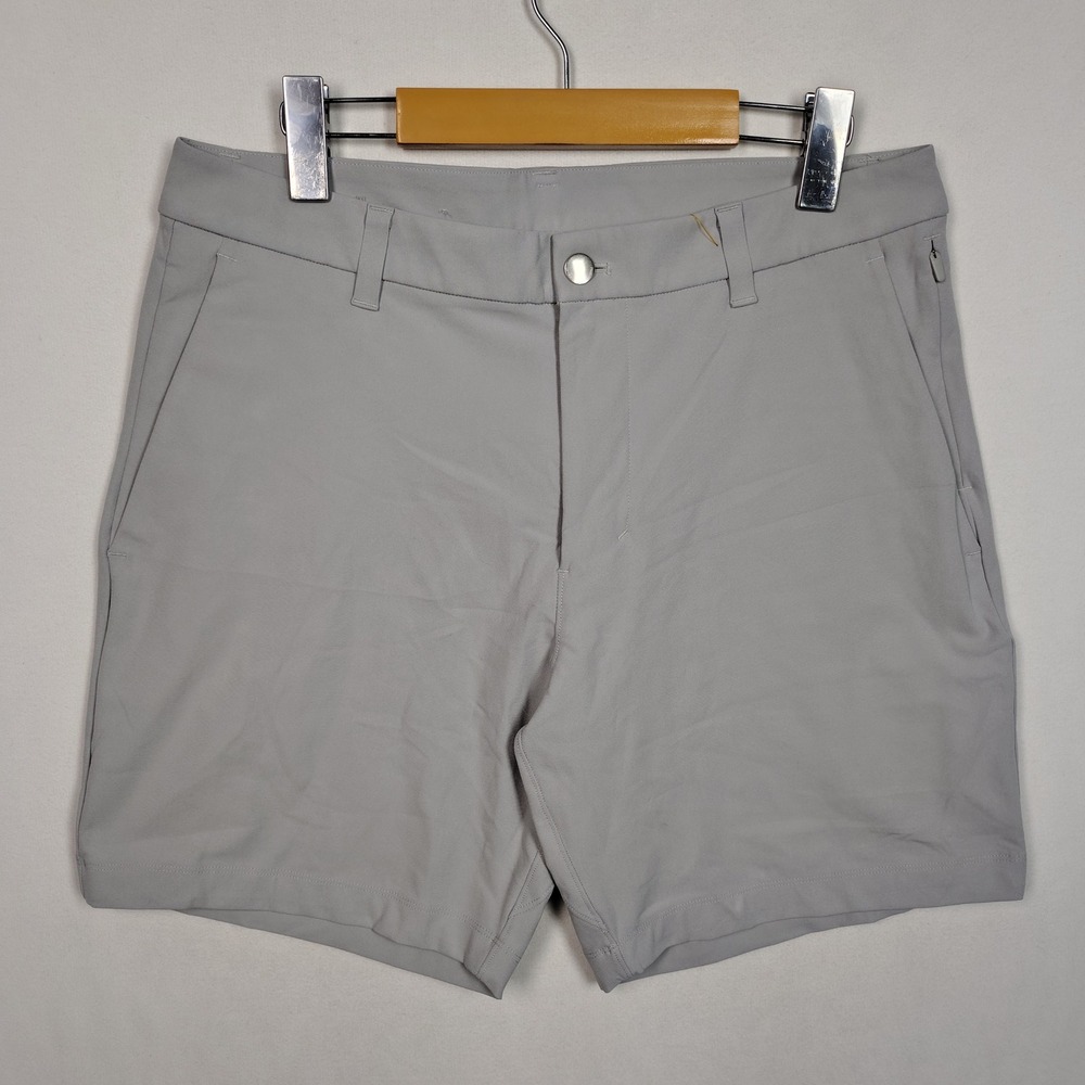 Lululemon Technical Chino Shorts Grey Size 32 LM7AJXS Golf Casual Everyday